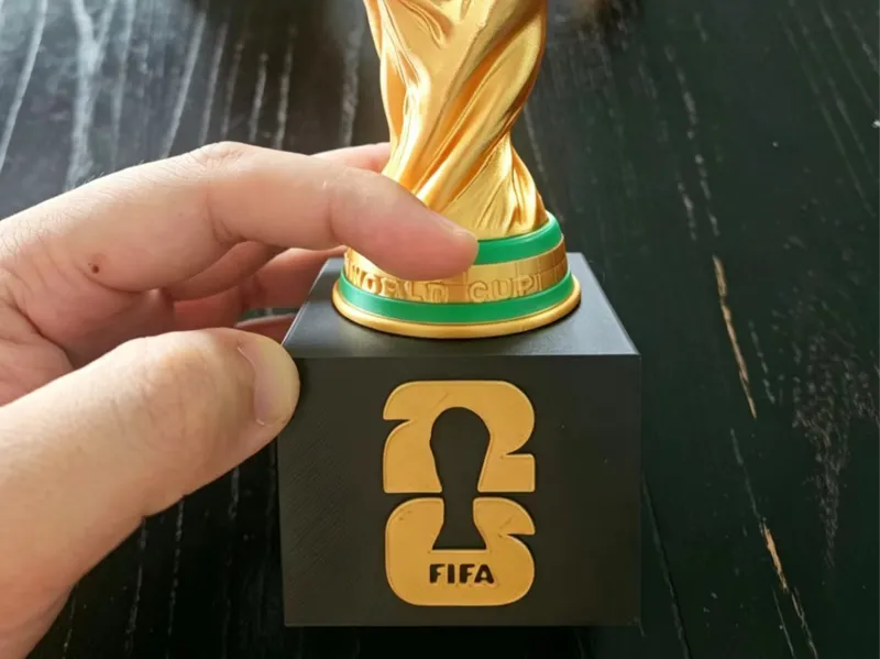 2026世界杯大力神杯底座方形底座手办底座世界杯周边底座