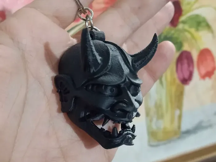 ONI MASK KEYCHAIN