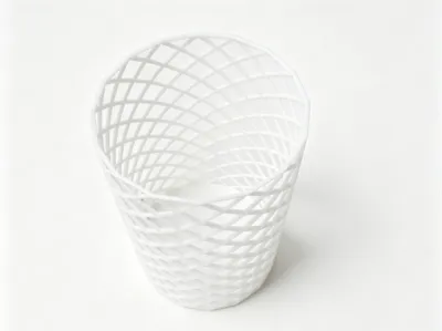 Material-saving pen holder, hollow pen holder