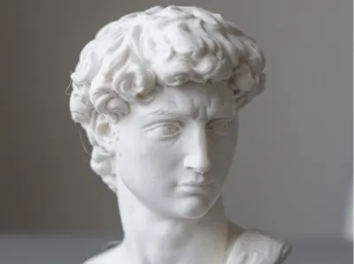 Michelangelo's David Bust - Modified 3D Scan 
