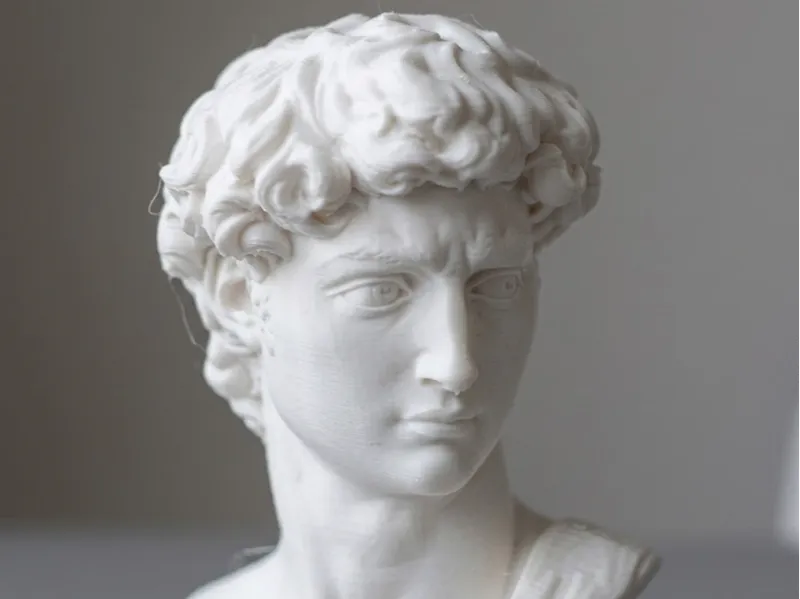 Michelangelo's David Bust - Modified 3D Scan 