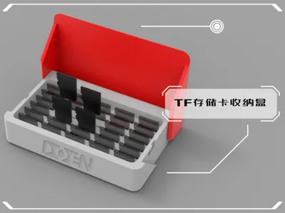 Portable TF Card Storage Box