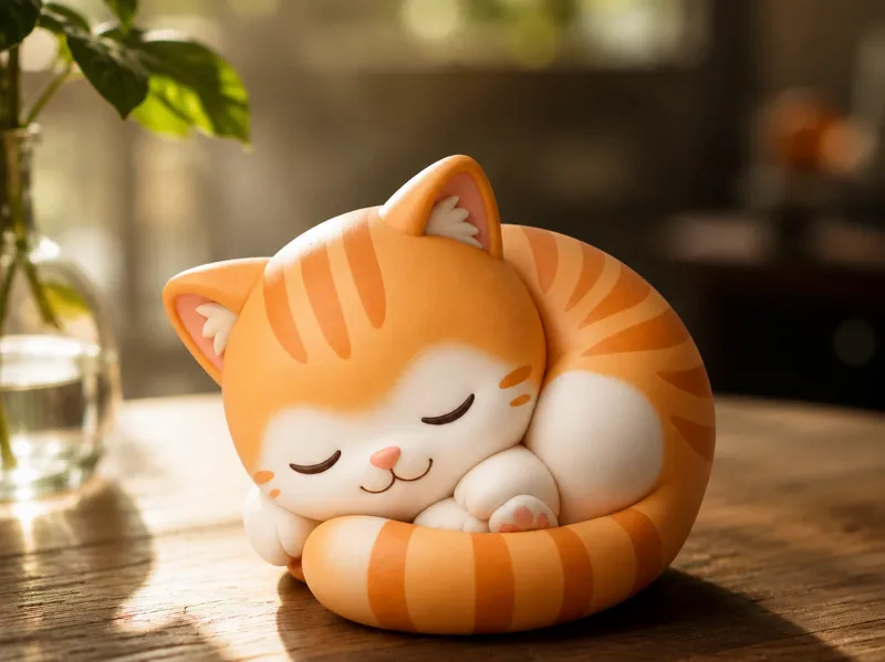 可爱小橘猫