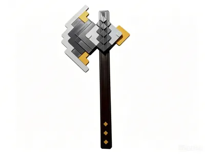 Minecraft Pixel Weapons Single-Headed Axe