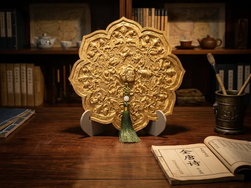 仿唐金背瑞兽葡萄镜