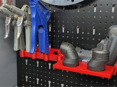 Perforated Sheet Metal Holder for Compressed Air