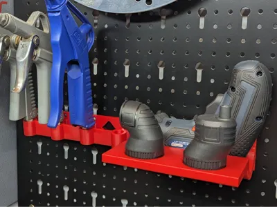 Ferm Cordless Drill Pegboard Holder with Accessories