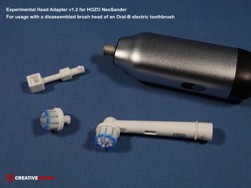 Head Adapter for a brush head for HOZO NeoSander