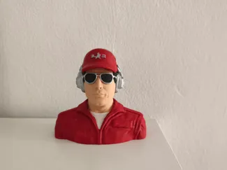 RC Pilotenbüste Alex Maßstab 1:3 