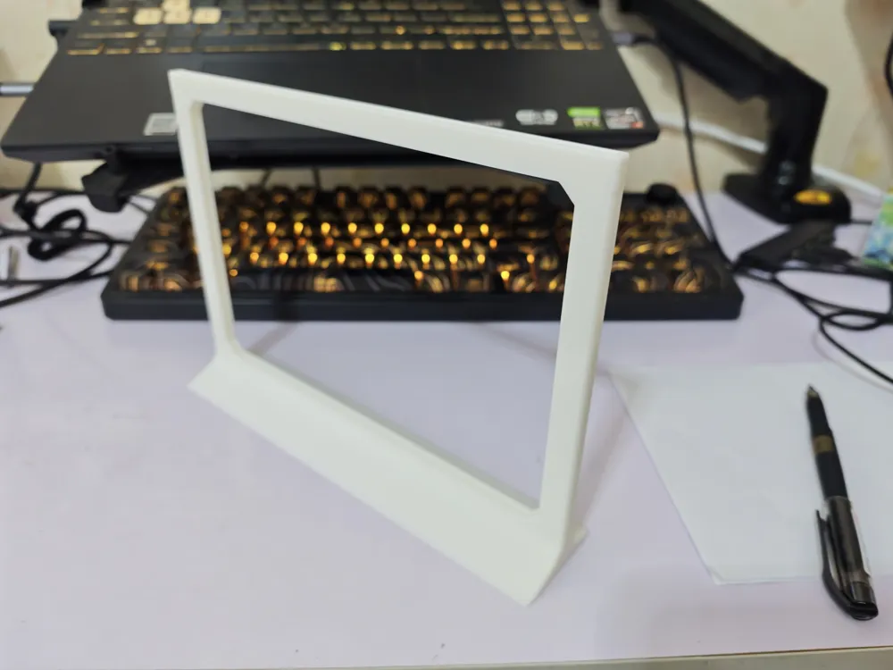 Password Reminder Frame Desktop reminder board, memo, desktop photo frame - Free 3D Print Model ...