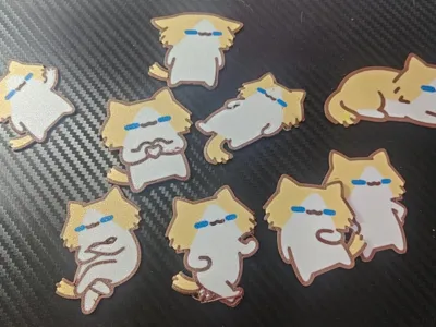 Cute Salary Cat Action Collection