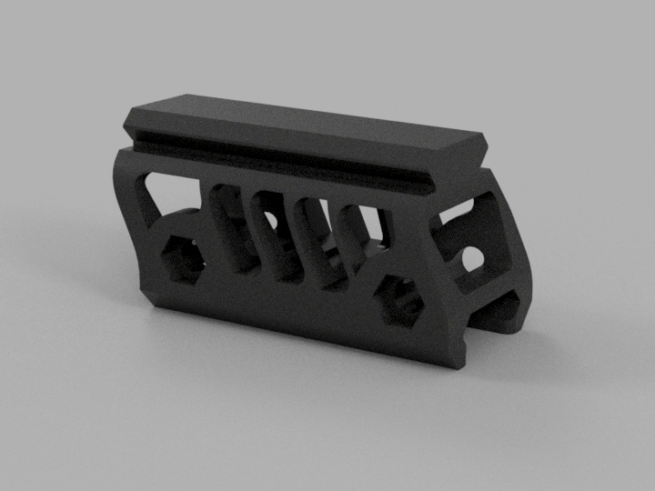 25mm Skeleton Tactical Riser for Picatinny Rail