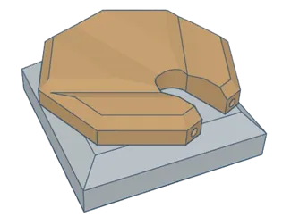 Mindustry DUO Turnable Turret Model