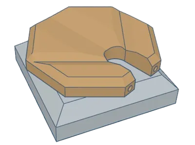 Mindustry DUO Turnable Turret Model