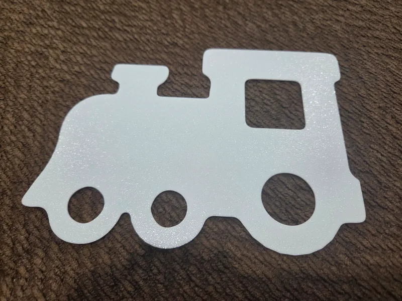 Locomotive stencil