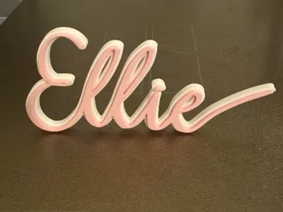 Ellie Cake Topper