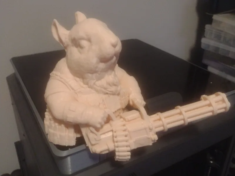 Squirrel Feeder Head with Mini Gun