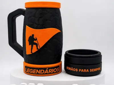 Legendaries Mug Holder with Integrated Snack Tray