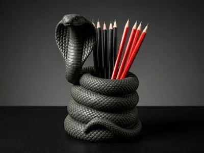 COBRA - SNAKE - PENHOLDER OR PLANTER