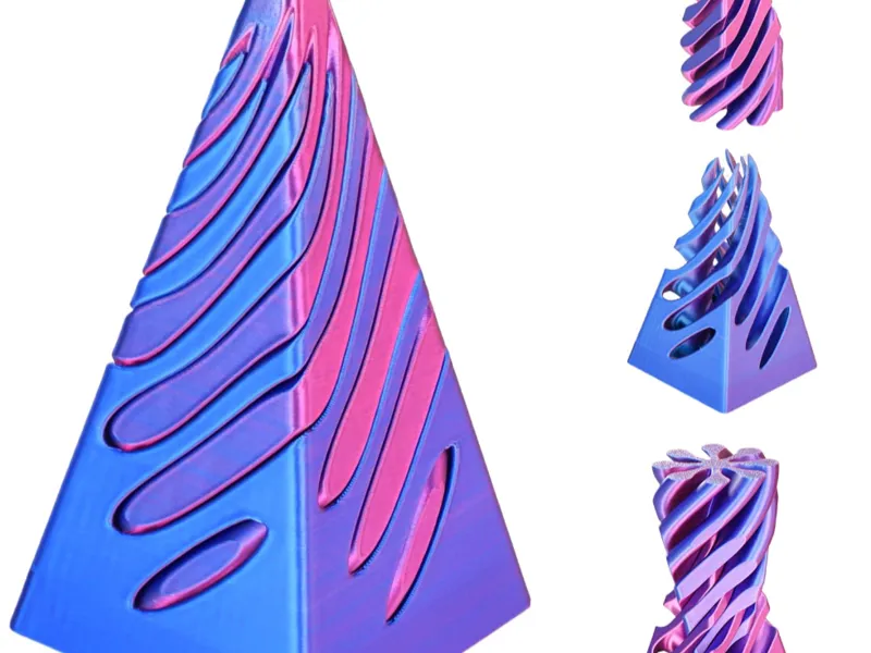 spiral square fidget toy