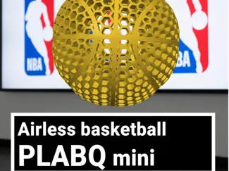 mini PLA BQ airless basketball