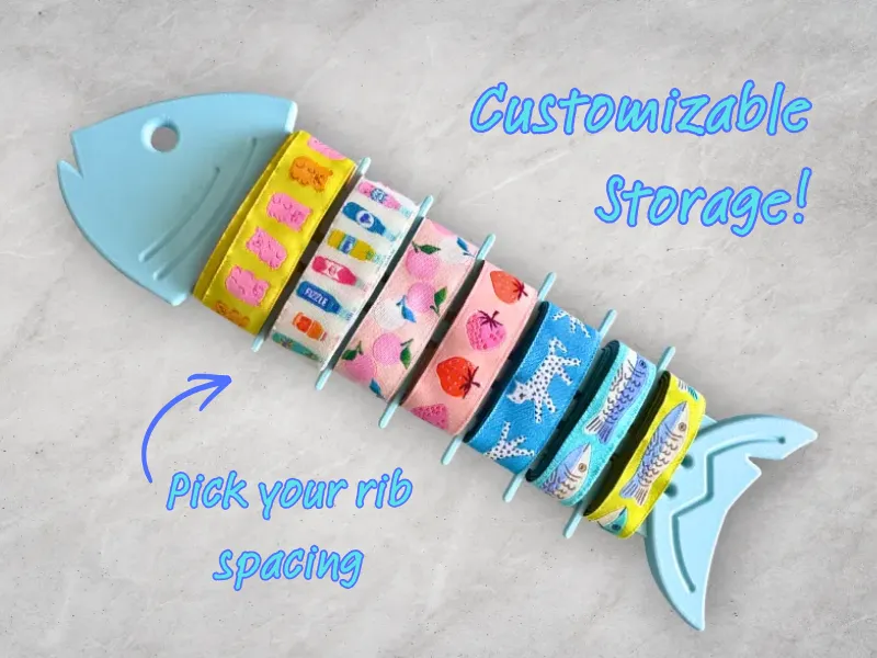 Customizable (Parametric) Ribbon Fish Organizer