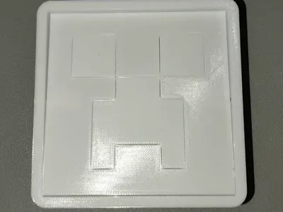 MC Creeper Switch Panel Decoration