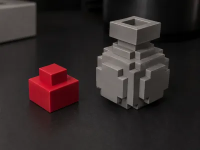 Pixelated Potion Bottle