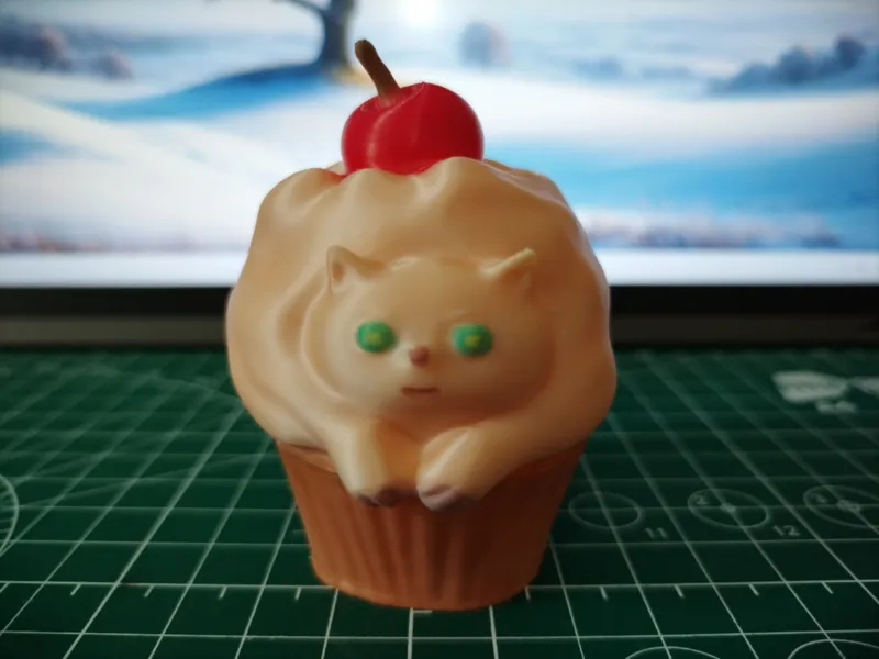 杯糕里面的小猫咪创意摆件可爱玩偶