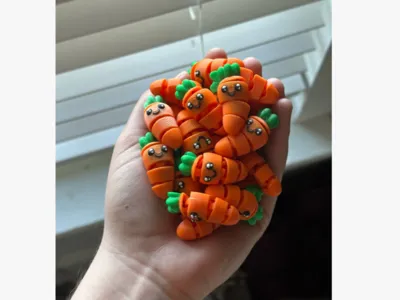 carrot 54mm keychain