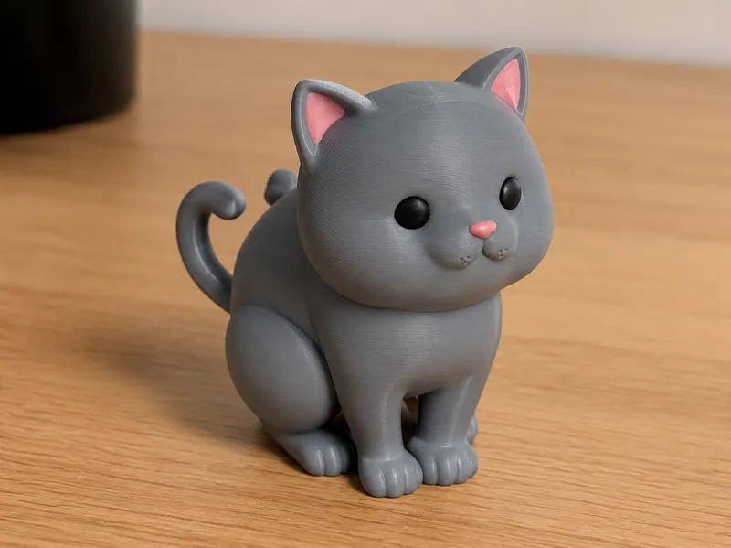 Cute cat for desk or shelf
