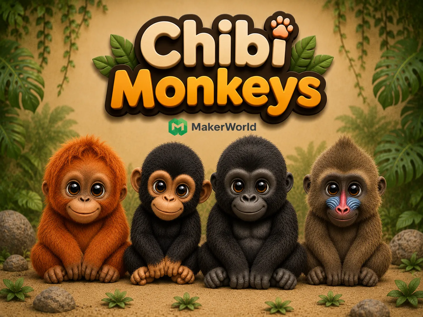 Chibi Monkeys