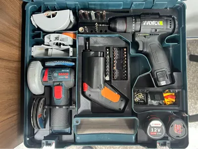 Bosch BOSCHGDS18 Modified Household Electric Tool Box (Angle Grinder Hand Drill Electric Screwdriver)