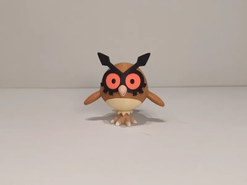 宝可梦 第二世代 #0163 咕咕(Hoothoot)多色模型