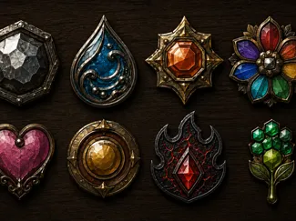 The Kanto Gym Badges