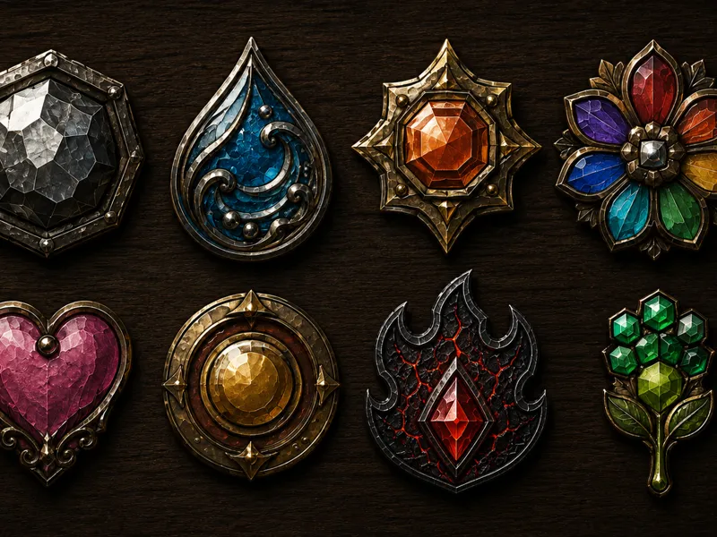 The Kanto Gym Badges