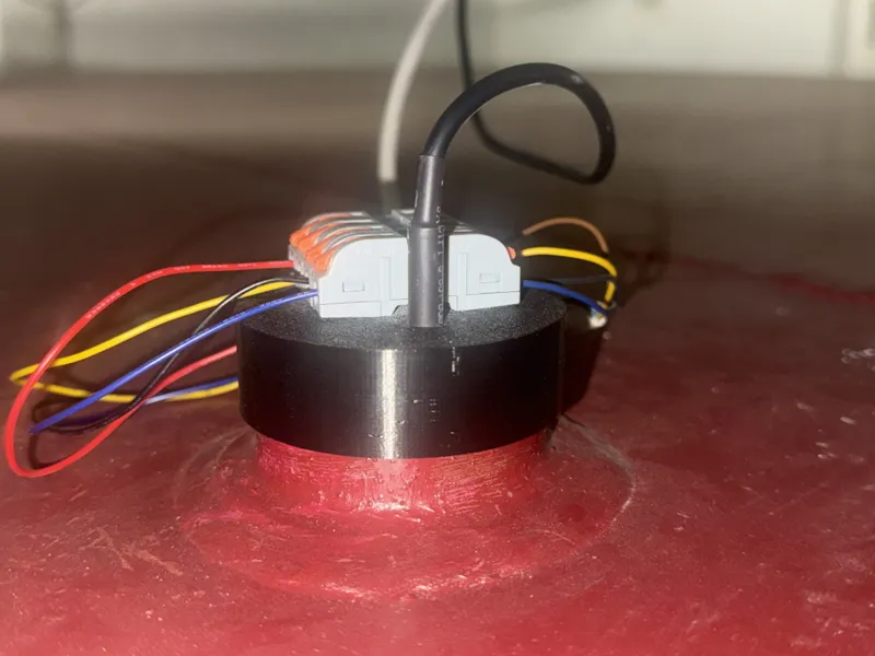 Tank Cap with Sensor Mount for HC-SR04 & DS18B20