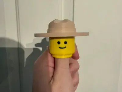 Yellow Head hair and hat only Woggle