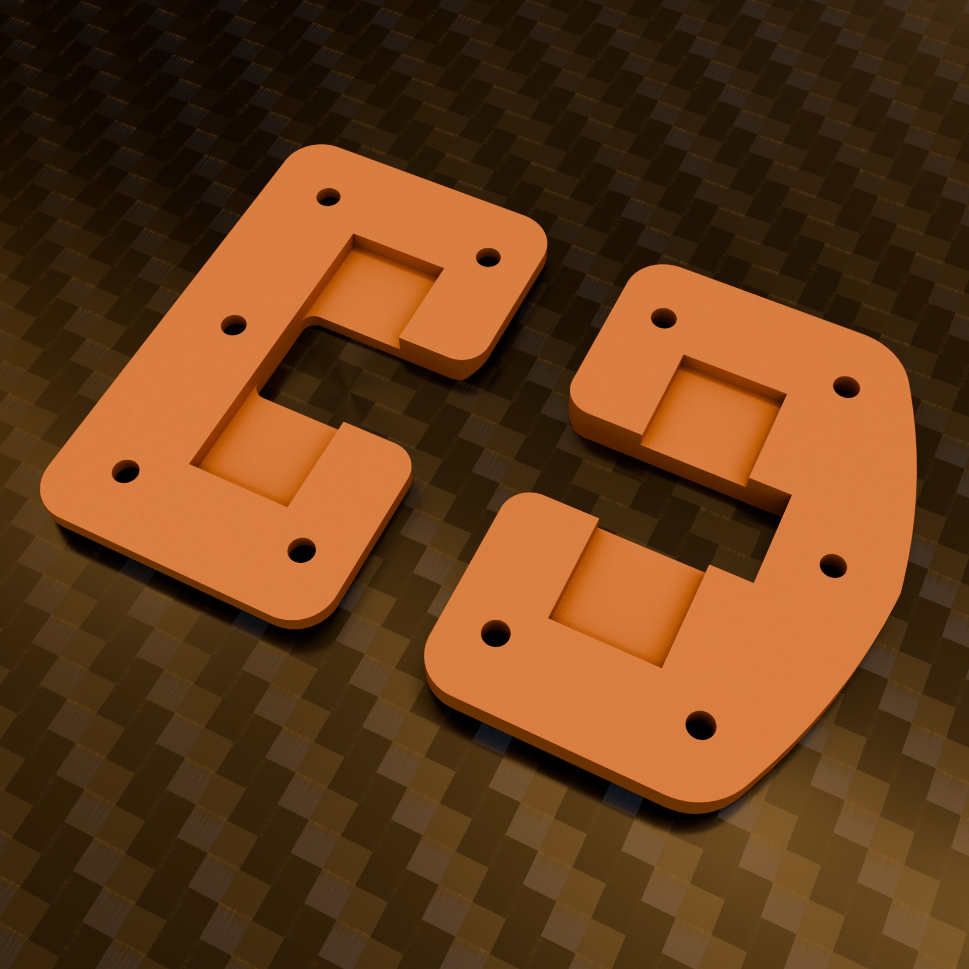 Furniture hinge repair plate (update)
