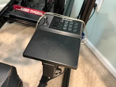 Simrig Side Console - 3.5mm, trackpad, streamdeck
