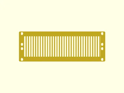 Customizable 10" Mini-Rack Blanking & Vent Plate