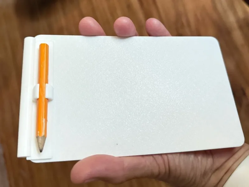 Golf/disc golf scorecard clipboard