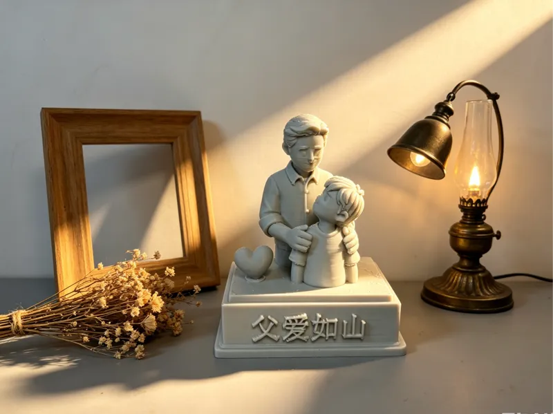 父亲节 父爱如山摆件装饰礼物