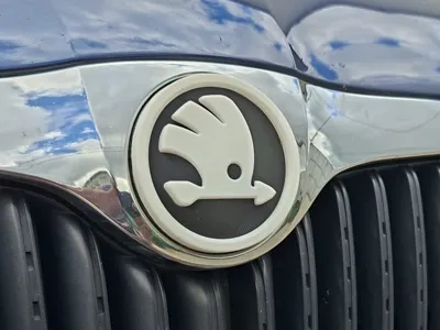 Skoda Emblem / Badge Base (Curved & Flat, 90mm)