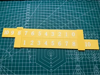 趣味算数分解尺,儿童数字分解尺