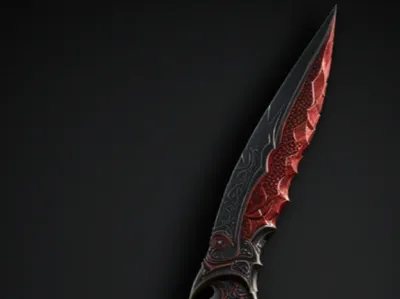 Demon Bloodclaw Dual-Blade Dagger