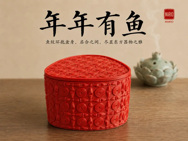 年年有鱼储物盒