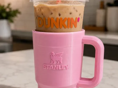 dunkin drink stanly cup cover