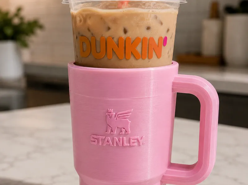 dunkin drink stanly cup cover