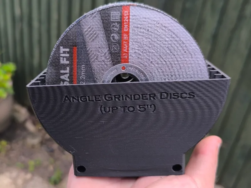 Angle Grinder Disc Storage